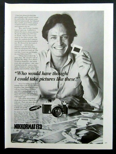 Pubblicità rivista fotocamera
