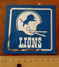 Adesivo Football Americano Detroit Lions 2 Pezzi carta tipo specchio