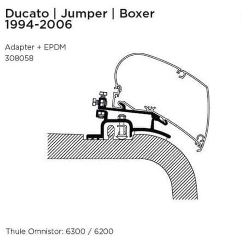Adattatore thule omnistor - adattatore,