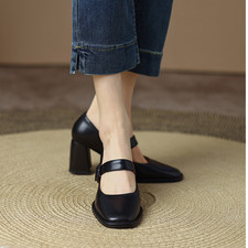 Scarpe donna blocco tacco alto