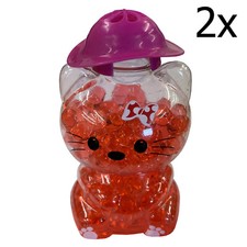 2x ROSA ROSSA GATTO BOLLA DEODORANTI casa auto roulotte camper bagno camion