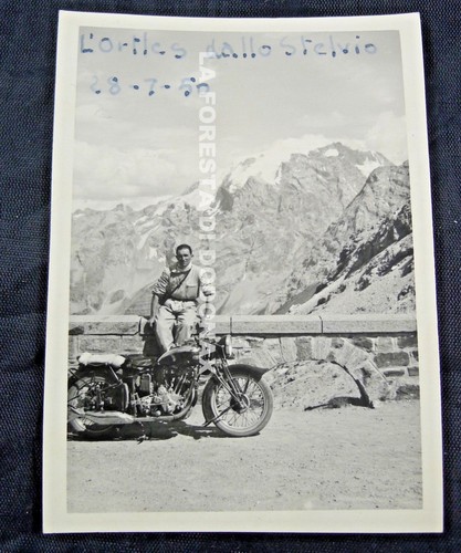 Foto 1950 moto epoca - foto, d'epoca
