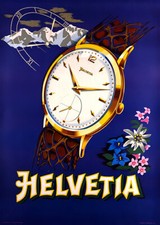HELVETIA OROLOGI POSTER