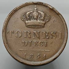 Tornesi 1841 molto raro - rr,