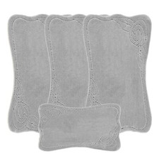 GRANDI TAPPETI ROMANI ZINGARI CARAVAN MICROFIBRA LAVABILI SET 4 pezzi, morbidezza, Lena