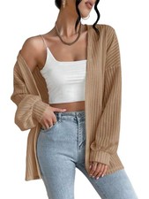 Cardigan donna manica lunga