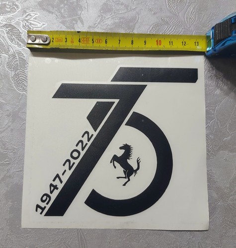 Adesivo ferrari - adesivo, 75°
