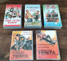 Bud Spencer Terence Hill Lotto 3 VHS + 2 DVD Lo chiamavano Trinità con rarità