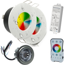 KIT 2Pcs Faretti Cromoterapia