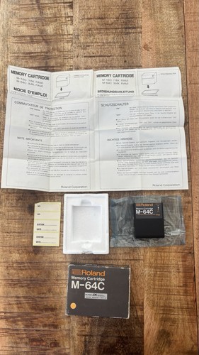 Roland 64c memory - roland, cartridge