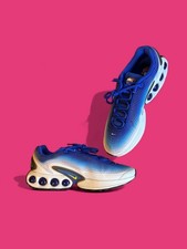 Scarpe Nike Air Max Dn Blu e Bianche Nuove Mai Indossate, Scatola senza coperchi
