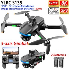 S135 GPS FPV Gimbal 3 Assi 8K