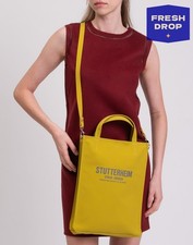 Borsa tote Stutterheim RRP€130 impermeabile logo anteriore tracolla staccabile cerniera