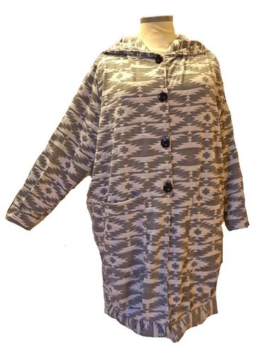 Giacca cappotto laminato alta