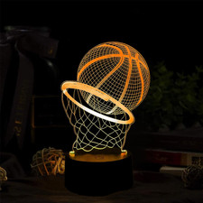 3D Lampada Pallacanestro, Luce