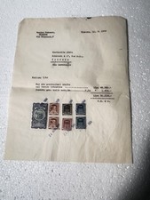 FRANCOBOLLI SU FATTURA 1964