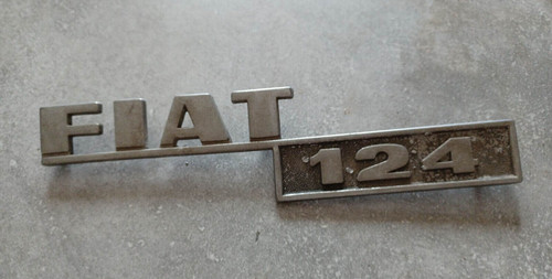 Sigle logo fiat 124 vintage - sigle,