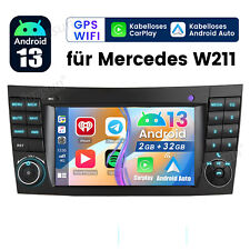 32 GB Android 13 DAB+ autoradio navigatore CarPlay Mercedes BENZ CLASSE CLS/E W211 W219