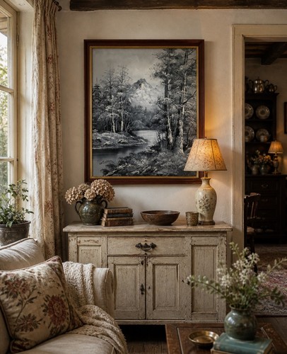 Quadro artistico vintage - , g