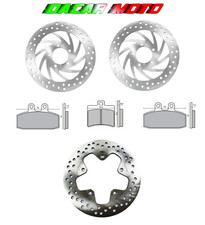 KIT DISCHI ANTERIORE POSTERIORE CON FRENI APRILIA SCARABEO 500 2003 2004 2005