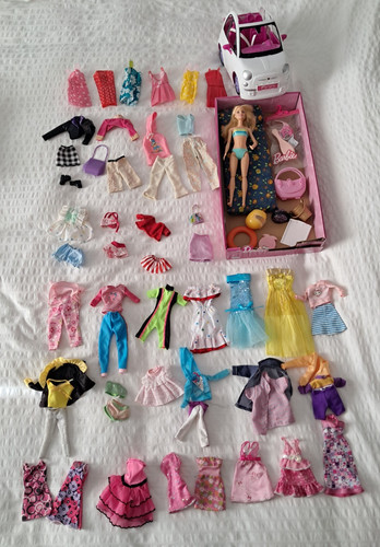 Lotto barbie auto 500 scatola - lotto, barbie,auto