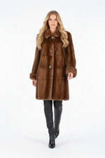 Cappotto pelliccia visone vera