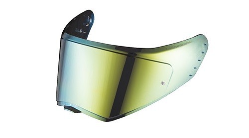 Kit visiera specchio oro - visiera,
