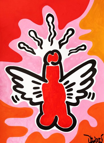 Love quadro keith - quadro, haring