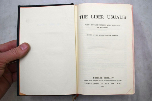 Vecchio liber usualis - liber,