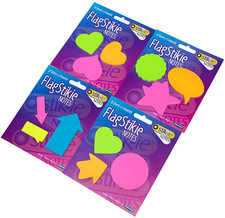 300 Sticky Notes Self-Adhesive Novelty Mix Fancy Designs Removable Paper Note