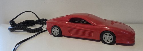 Vintage red ferrari testarossa - red,