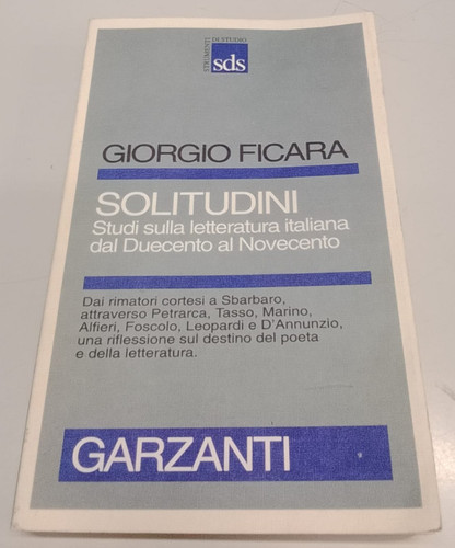 Ficara giorgio solitudini - ficara,