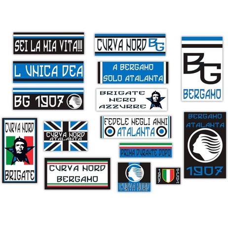Adesivi ultras atalanta - adesivi,