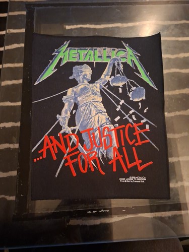 Metallica and justice - and, all