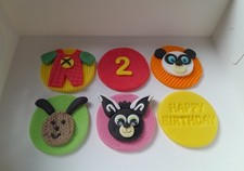 X 6 topper per cupcake