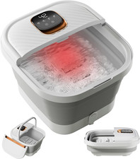 Pediluvio Piedi Con Riscaldamento Riscaldato Pieghevole Con 12 Livelli Temperatu