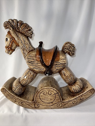 Cavallo dondolo ceramica - cavallo,