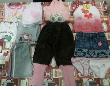 LOTTO 52 STOCK 11 PEZZI ABBIGLIAMENTO BIMBA BAMBINA 2-3 anni