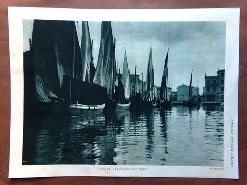 Stampa del 1927 spiagge - del,