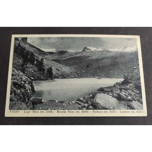 Cartolina fiery lago bleu - -,