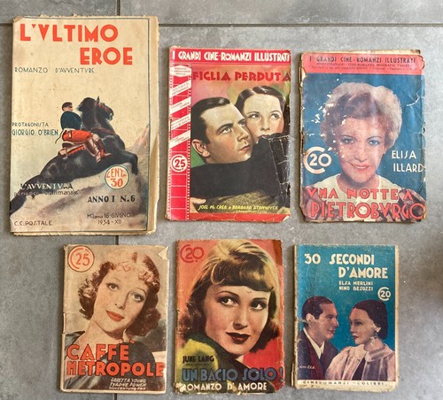 Mini cineromanzi 6 libretti - cineromanzi,