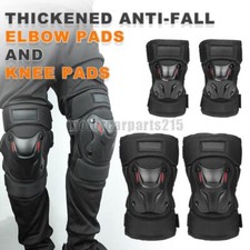 Ginocchiera Moto Adulto Gomitiere Motocross Regolabile Protezione Shin Gear