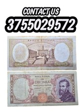 10000 LIRE MICHELANGELO DECR 20/05/1966 BANCONOTA ITALIANA RIF. A1F4