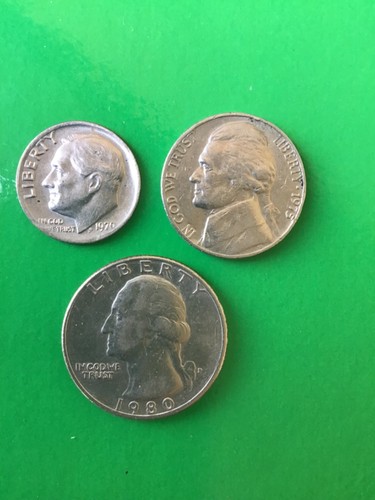 Cents jefferson 1 - 5, roosvelt