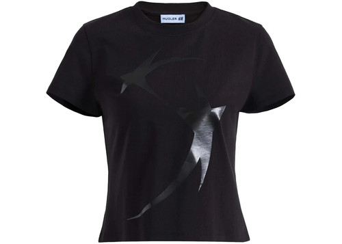 Shirt mugler m - h&m, nera