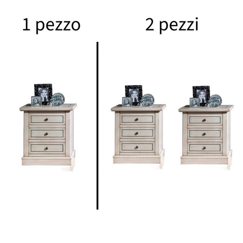 Comodino legno shabby - in, chic