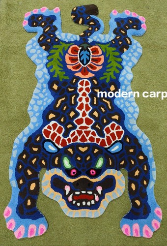Tappeto tigre tibetano lana