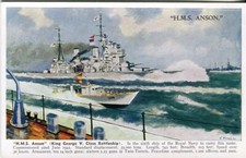 HMS Anson (1940) WWII Royal
