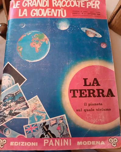 Album panini 1966 terra - album,