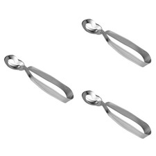  3 Pezzi Pinza Lumaca Acciaio Inox Antiscotta Frutti di Mare Buffet Clip Cucina